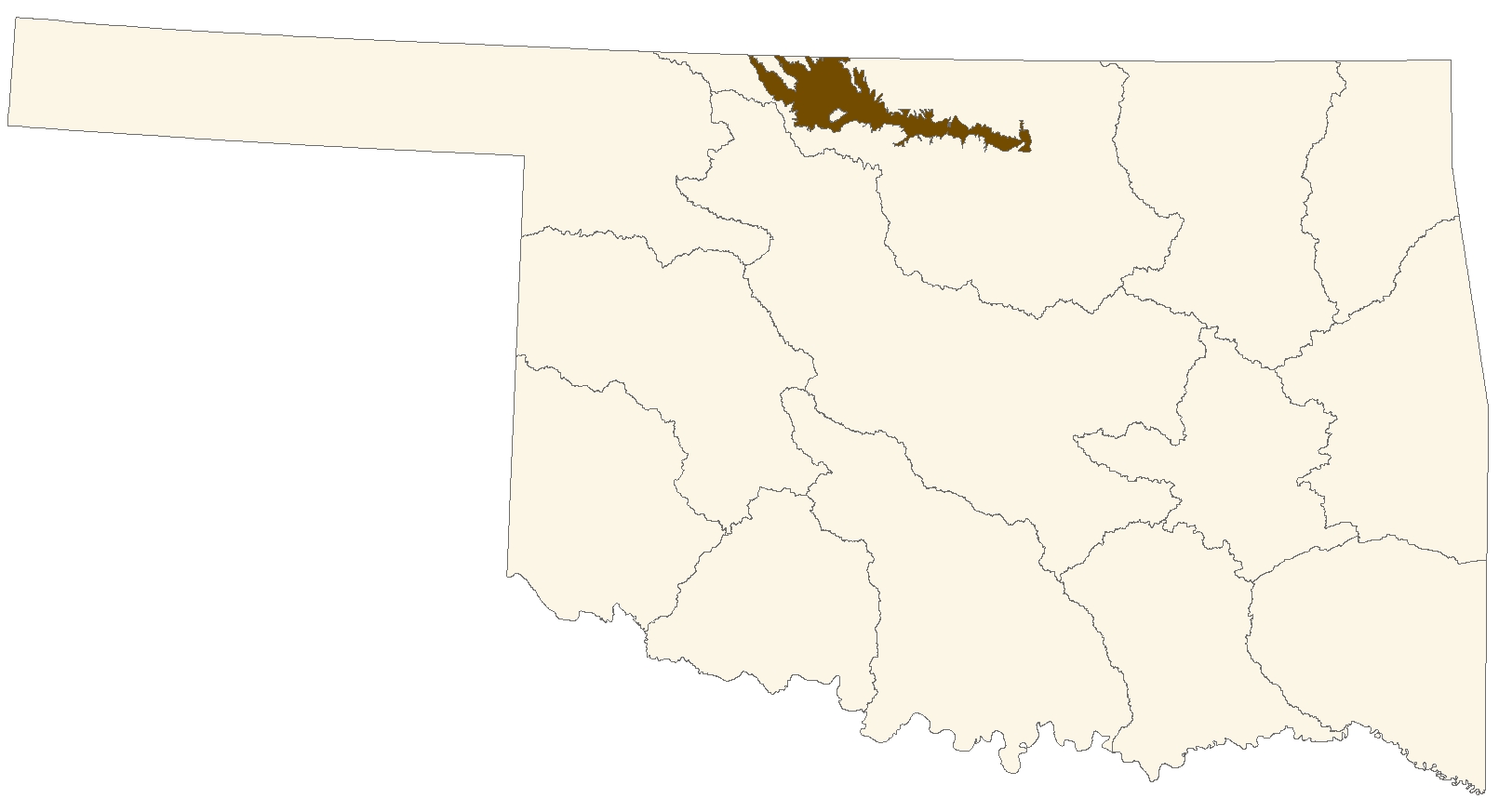 Salt Fork Arkansas River Aquifer Map